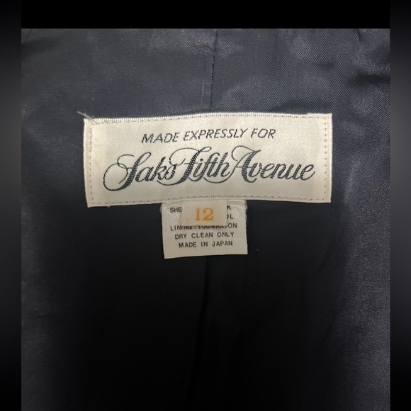 Saks Fifth Avenue Wool Blend. Size: 12 - Picture 5 of 8